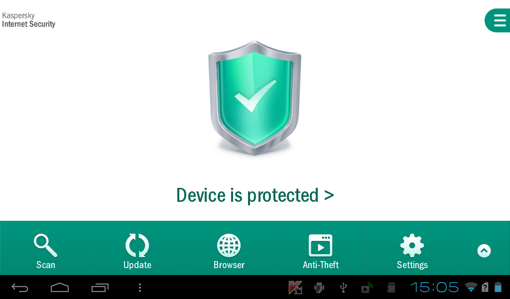 Kaspersky Internet Security Android 1