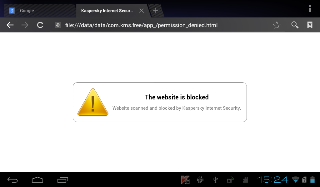 Kaspersky Internet Security Android 3